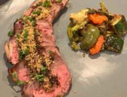 Bistecca Oreganata con verdure