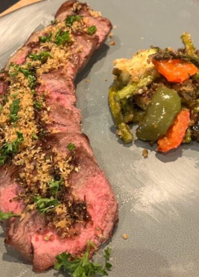 Bistecca Oreganata con verdure