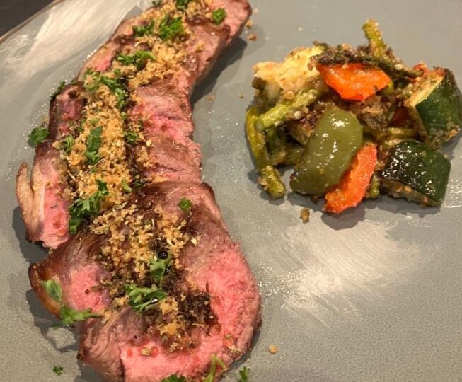 Bistecca Oreganata con verdure